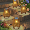 Solar Lanterns Outdoor Waterproof, Solar Lights Outdoor 4 Pack by KagoLing