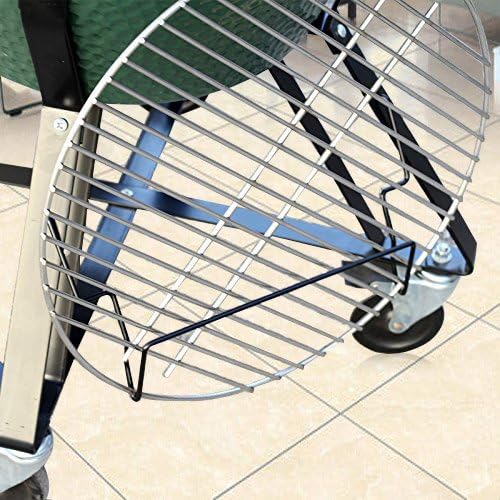 onlyfire Grill Grate Rack Fits for Large & Medium Big Green Egg Ceramic Grills, Perfect Accessory to Store Grill Grate, Grid Grate, Ceramic Heat Deflector Plates (Pack of 2) - Image 5