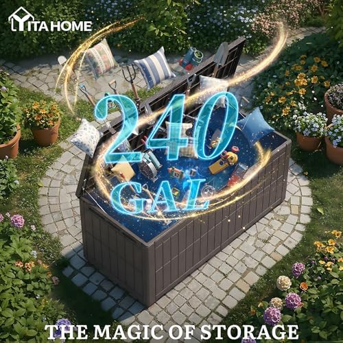 YITAHOME XXL 240 Gallon Extra Large Deck Box - Image 2