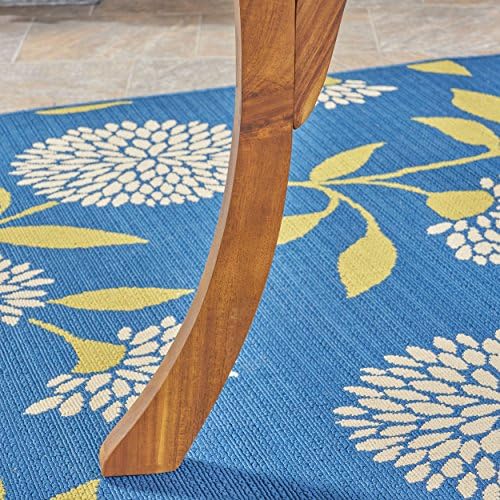Christopher Knight Home Adn Outdoor 47" Round Acacia Wood Dining Table, Teak - Image 5