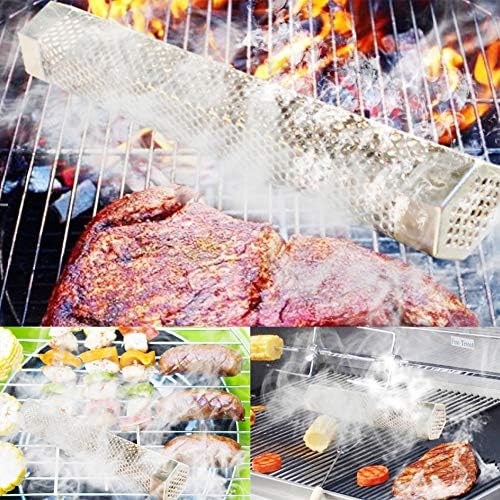 12" Smoke Tube for Pellet Smoker Stainless Steel 2pack - Image 6