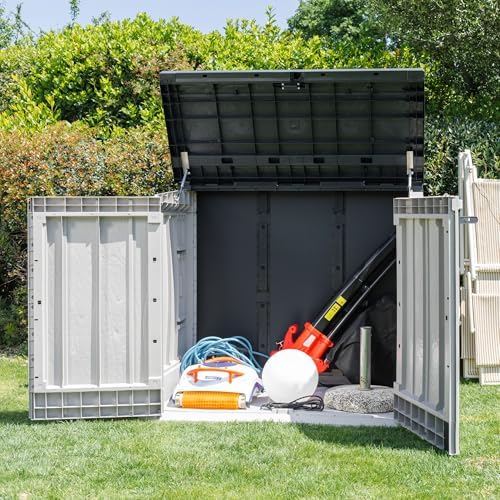 Toomax Outdoor Storage Shed - XL Water Resistant - 1270L - Plastic - Image 5