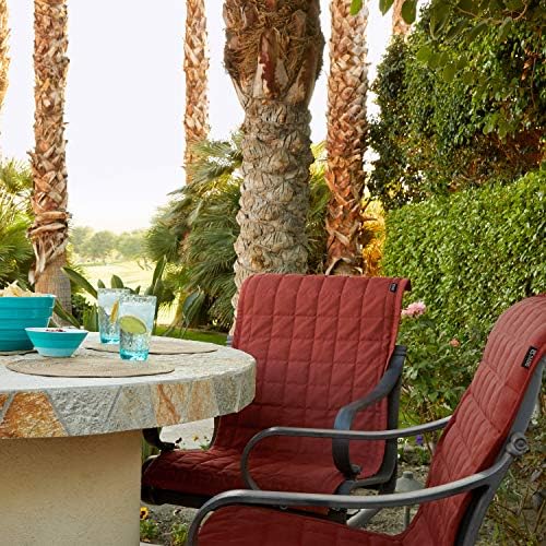 Classic Accessories Montlake Water-Resistant 45 Inch Patio Chair Slipcover, Heather Henna, Patio Furniture Covers - Image 7