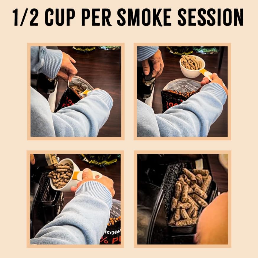 (8 Pack) 1 lb Smoker Pellets Variety Pack, Wood Smoking Pellets, BBQ Pellets for Smoker, Wood Pellets, Smoking Pellets for Smoker, Pellet Grill Pellets, Hardwood Pellets - Intended for Ninja Woodfire - Image 4