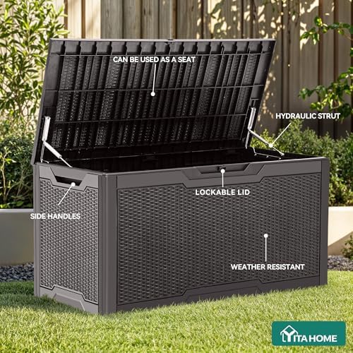 YITAHOME 100 Gallon Outdoor Storage Box - Image 6