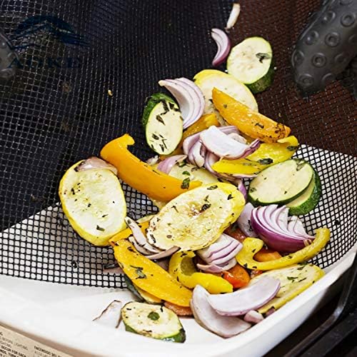 Kingrol 6 Pack Non-Stick BBQ Grill Mesh Mat, 15.75" x 13", Safe for Gas, Charcoal, Pellet & Smoker Grills - Image 7