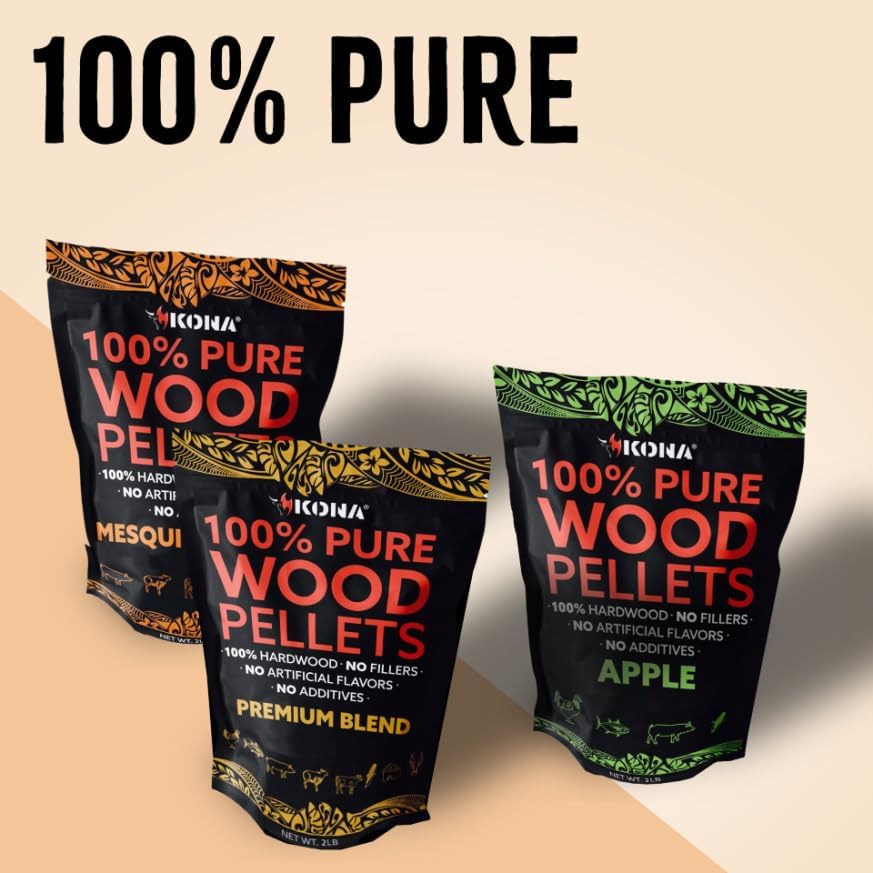 (8 Pack) 1 lb Smoker Pellets Variety Pack, Wood Smoking Pellets, BBQ Pellets for Smoker, Wood Pellets, Smoking Pellets for Smoker, Pellet Grill Pellets, Hardwood Pellets - Intended for Ninja Woodfire - Image 6