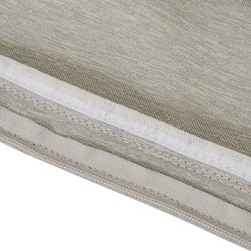 Classic Accessories Montlake Water-Resistant 25 x 22 x 4 Inch Outdoor Back Cushion Slip Cover, Patio Furniture Cushion Cover, Heather Grey, Patio Furniture Cushion Covers - Image 6