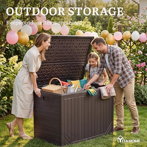 YITAHOME 230 Gallon Extra Large Outdoor Storage Box - Image 4