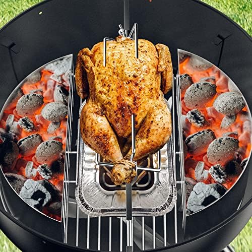 Skyflame 2 PCS Stainless Steel Charcoal Basket Holder for 22”/26” Kettle - Image 6