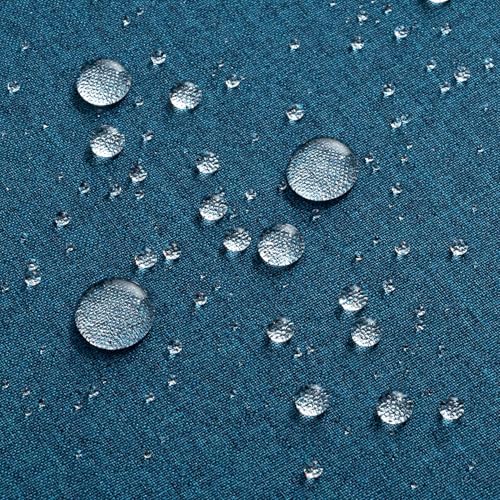 MIULEE Decorative Outdoor Pillow Covers Waterproof 16x16 Blue - Image 2