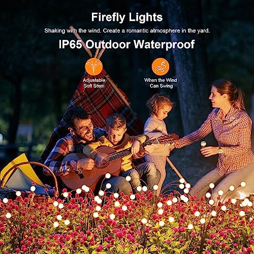 ASMAD Solar Lights Outdoor(4 Pack-32 LEDs),Solar Garden Lights,Fairy Lights - Image 6