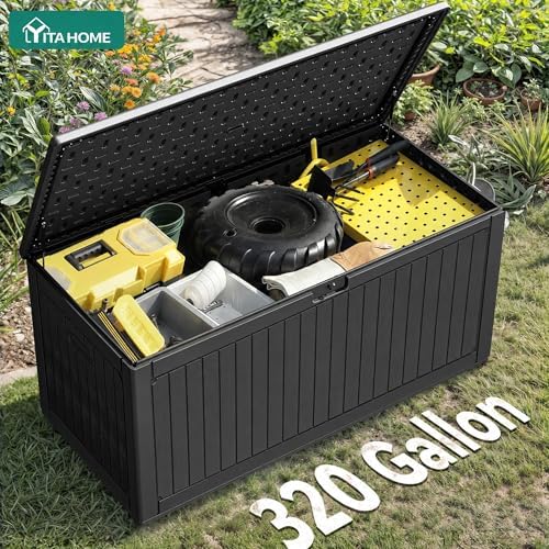 YITAHOME 320 Gallon Extra Large Deck Box - Image 6