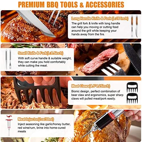 Cifaisi 38Pcs BBQ Tools Grilling Accessories Set with Aluminum Case - Image 3