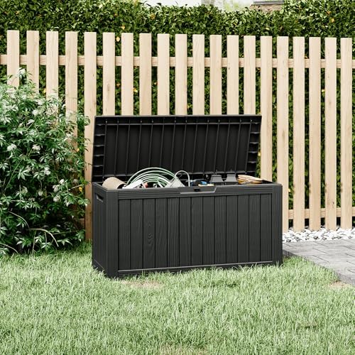 KAMABOKO Outdoor Storage Box, 80 Gallon Deck Box Outdoor Waterproof Patio by KAMABOKO