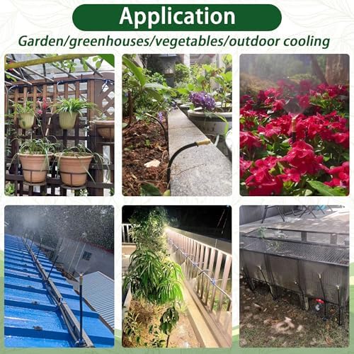 50FT Drip Irrigation System, 360° Adjustable Garden Plant Watering System - Image 6