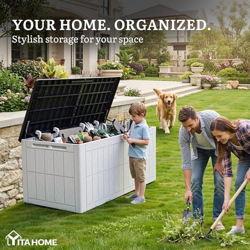 YITAHOME 134 Gallon Large Deck Box - Image 4