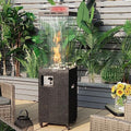 Tangkula 41,000 BTU Propane Patio Heater with Waterproof Cover (Black) by TANGKULA
