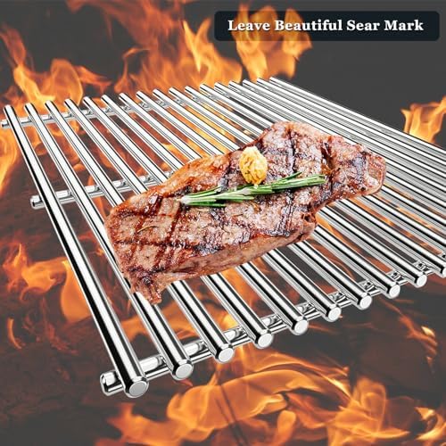 Orgneas 17.5'' SUS304 Grill Grates for Gas Grills Weber Spirit 300 Series - Image 7