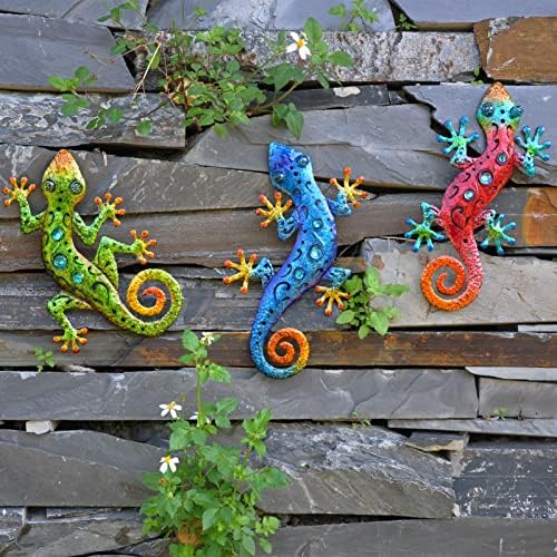 Metal Lizards Outdoor Decor Metal Gecko Wall Decoration Geico Lizard - Image 6