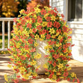 INQCMY Artificial Fake Hanging Flowers Plants for Outdoor Fall Decoration by INQCMYPlantRack