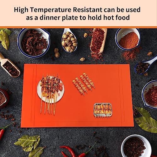 Cuttable Silicone Griddle Protect Mat for Blackstone,Compatible with 36", 30",28" Models, Protect Mat for Blackstone Griddle,All Season BBQ Grill Mat Protective Cover - Image 5
