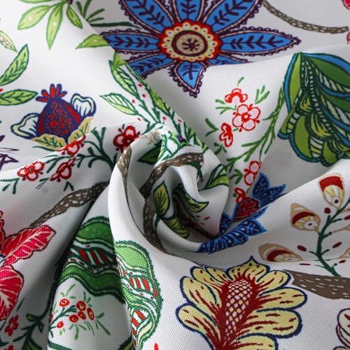 EHouseHome Outdoor and Indoor 60inch Round Tablecloth with Umbrella Hole and Zipper, Waterproof Zippered Patio Cloths, Spring/Summer Table Covers for Backyard Circular Table/BBQs/Picnic - Image 6