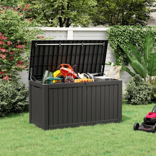 KAMABOKO 180 Gallon Outdoor Storage Box Waterproof Deck Box for Patio by KAMABOKO