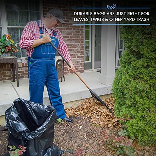 ToughBag 55 Gallon Trash Bags, 55-60 Gallon Trash Bags Heavy Duty (50 COUNT) - Large Black Trash Can Liners, 50-60 Gal for Contractors, Commercial, and Lawn - Made in USA (Pack of 4) - Image 5