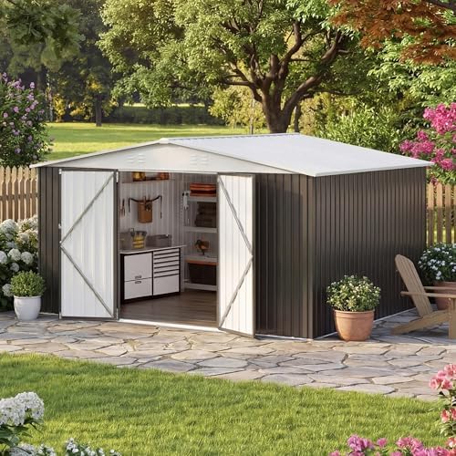 AirWire 12x14 FT Outdoor Storage Shed - Image 7