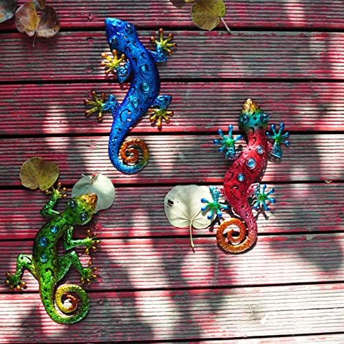 Metal Lizards Outdoor Decor Metal Gecko Wall Decoration Geico Lizard - Image 5