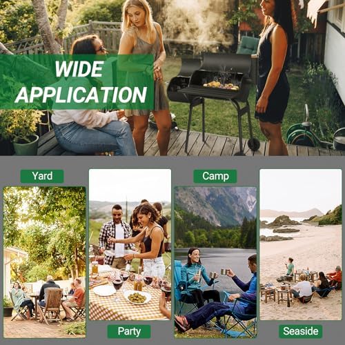 Outvita Outdoor BBQ Charcoal Grill, Portable Camping Grill - Image 6