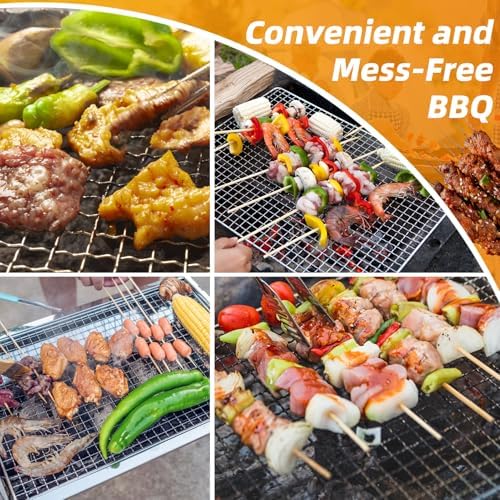 OSVINO 12 Pack Disposable Grill Topper, Heavy Duty Mesh Grate for BBQ - Image 5