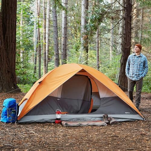 Amazon Basics Camping Tent, 3-Season Dome Design with Rainfly - Image 6