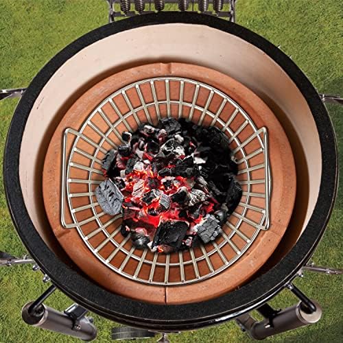 Charcoal Basket, Grill Ash Basket for Big Green Egg Large, 14 Inches Stainless Steel Ash Basket - Image 6