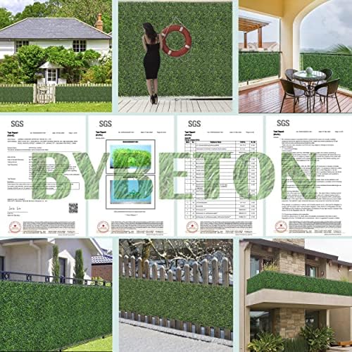 Bybeton 40"x120"(33sqft) Ivy Privacy Fence Screen Odorless Boxwood Hedge - Image 5