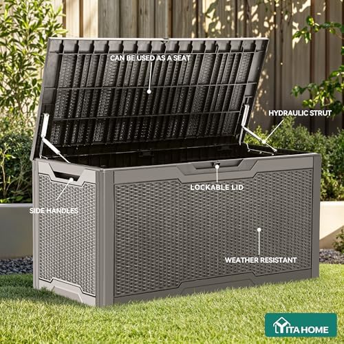 YITAHOME 100 Gallon Outdoor Storage Box - Image 5
