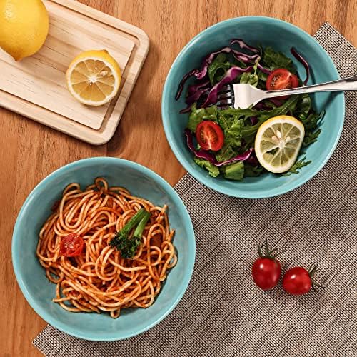 TP 12-Piece Melamine Dinnerware Sets, Service for 4, Teal - Image 5