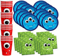 Mighty Monster Birthday Party Supplies Set Plates Napkins Cups Tableware Kit for 16 by BirthdayGalore
