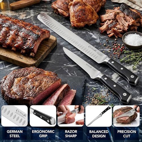Cutluxe Carving Knife Set, Brisket Slicing & Boning Knife for Meat & BBQ - Image 4