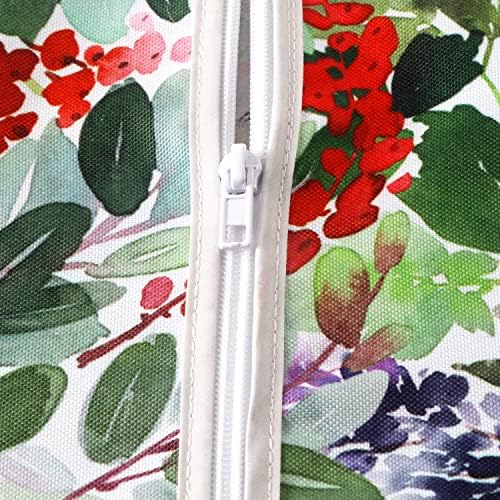 EHouseHome Outdoor Indoor 60inch Round Tablecloth with Umbrella Hole and Zipper, Waterproof Zippered Patio Table Cloths, Spring/Summer Table Covers for Backyard Circular Table/BBQs/Picnic - Image 5