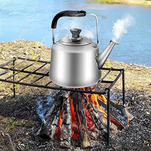 Odoland 3.8Qt Stainless Steel Camping Tea Kettle Set with 4 Cups - Image 5