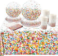 Kochorie 97 PCS Confetti Sprinkles Tableware Set by Kochorie