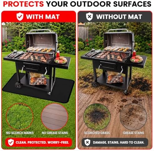 48x36 in Under Grill Mat with Storage Bag - Image 5