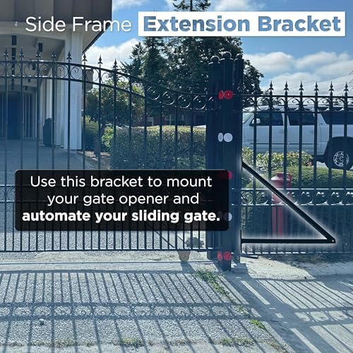 ALEKO Slide-Extension Sliding Gate Bracket 43 x 36 Inches - Image 2