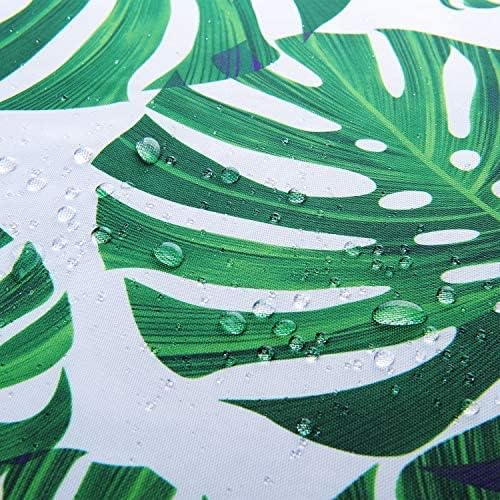 SUQ I OME Patio Umbrella Tablecloth, Leaf Green, 60'' Round with Zipper - Image 5