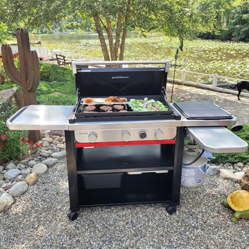 Griddle Warming Rack for Weber Slate 36 30 28 Inch Rust-Resistant Griddle, Stainless Steel Grill Warming Rack for Blackstone 17 22 28 36 Inch Charbroil Camp Chef and Most Flattop Griddle Accessories - Image 6