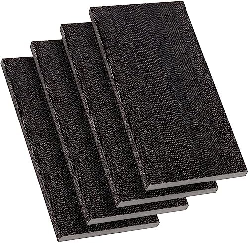 Anwenk 4Pack Patio Chair Replacement Parts Fiberglass Spring Plates Rocking Chair Repair Kit for Universal Swivel Rocker Chair Garden Lawn Furniture,5" L x 2.5" W x0.3 H by Anwenk