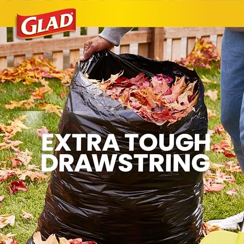 Glad Protection Series Large 30 Gallon Trash Bags, Unscented Heavy Duty Garbage Bags, with Drawstring, 70 Count (Packaging May Vary) - Image 3
