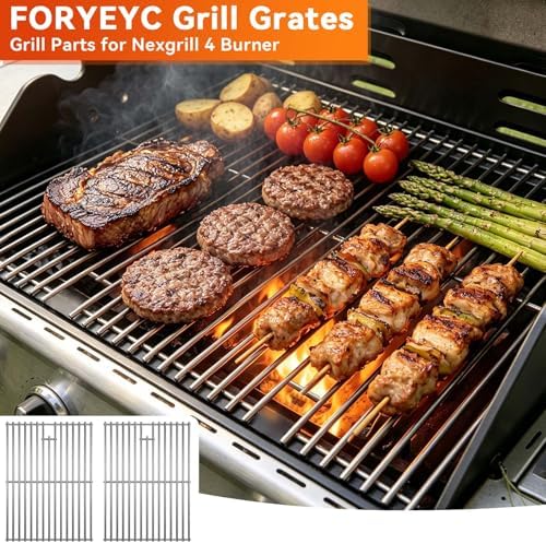 17 Inch Grill Grates for Home Depot Nexgrill 720-0830H 720-0830D 720-0783E 720-0783C 720-0888N 4-Burner Gas Grill - Stainless Steel BBQ Grill Grate Replacement Parts for Outdoor Grill, 2 Pack - Image 5